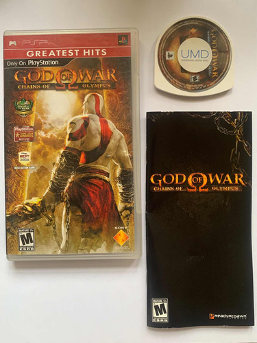 God Of War Chains Of Olympus Psp Videojuego Umd Original