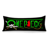 Cojin Almohada Larga One Piece Logo Abrazable Anime 35x100cm