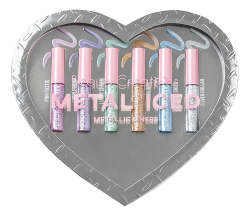 Set Delineadores Metalicos Metal Iced Beauty Creations Pr