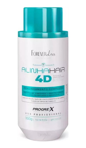 Escoca Progressiva Forever Liss 4d Alinha Hair 300g