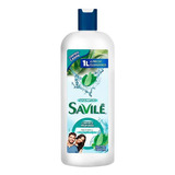 Shampoo Savilé Control Caspa Con Menta Y Eucalipto 1l