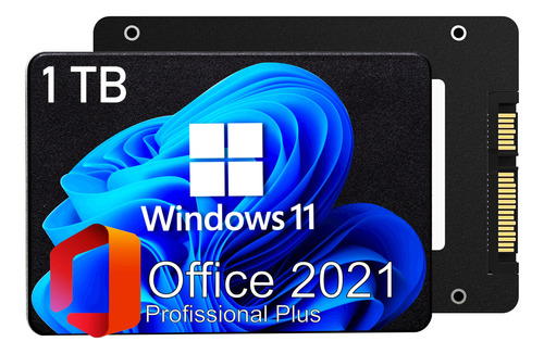 Ssd 1 Tb Com Windows 11 Instalado + Pacote Office