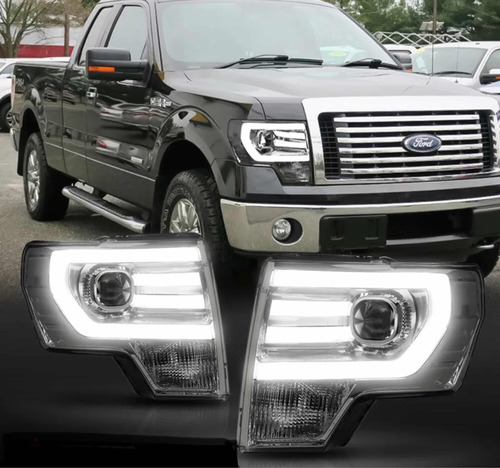 Faros Led Drl Ford Lobo / F150 2009 2010 2011 2012 2013 2014