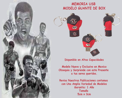 Guante De Box Memoria Usb 8gb Modelo Exclusivo Envio Incluid