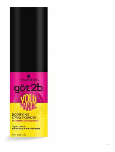 Got2b Volumaniac Spray En Polvo, 0.28 Oz