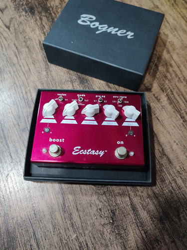 Pedal De Efeito Bogner Ecstasy Red Distorçao Overdrive