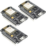 Keeyees 3 Unids Esp8266 Esp-12e Placa De Desarrollo Wifi Wla