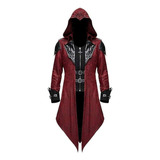 Jaqueta Com Capuz Estilo Gótico Steampunk Assassin Creed