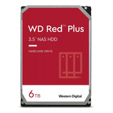 Disco Duro Sata 6tb wd red Plus 5400rpm Nas Rojo Wd60efpx