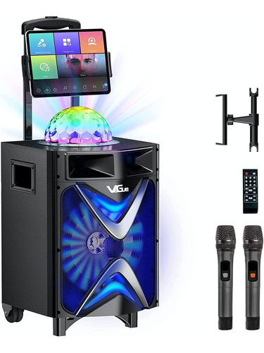 Máquina De Karaoke Vegue Vs-1088, Bluetooth, Con Micrófonos