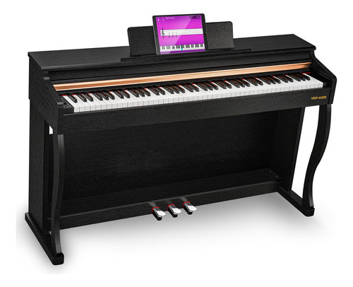 Vangoa Piano Digital Con Peso De 88 Teclas, Piano Digital Vd