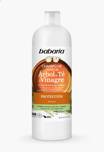 Shampo Babaria Arbol Té Vinagre - Ml A $37