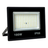 Refletor Led 100w Smd Prova D´água Ip66 Holofote 6500k