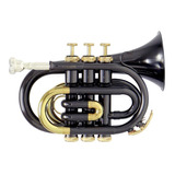 Trompeta Pocket Terminado Color Antracita Roy Benson Pt-101k