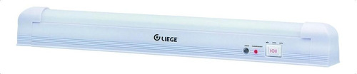 Luminária De Emergência Slim 30 Leds Bivolt Liege - 854972 Cor Branco 127v/220v