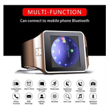 Con Tarjeta Sim/cámara Para Android/ios Smartwatch Dz09 2pie
