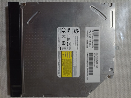 Lector / Quemador De Dvd Hp