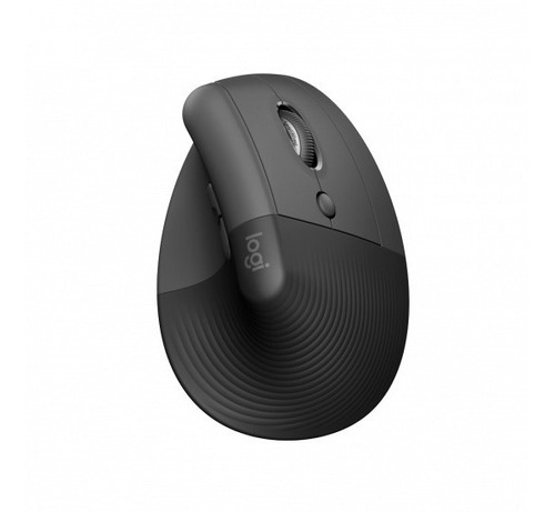 Mouse Sem Fio Logitech Lift Vertical - Grafite