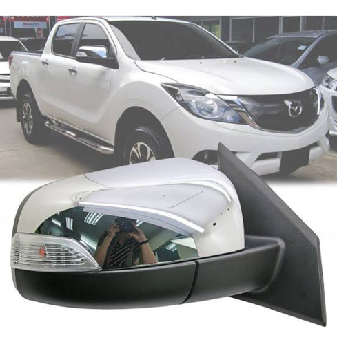 Espejo Full Electrico Con Led Mazda Bt-50 Bt50 2013 - 2020 Foto 2