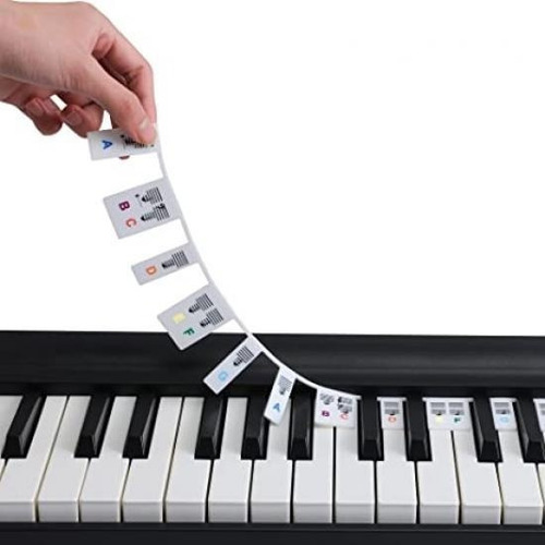 W Guía De Notas De Teclado De Piano Para 88 Teclas,