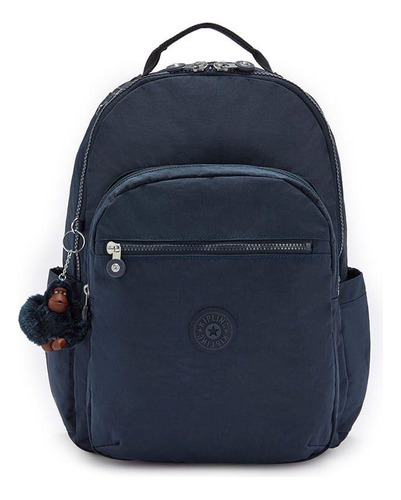 Mochila Kipling Seoul True Blue Tonal Azul Marinho