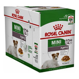Alimento Pouch Royal Canin Perro Mini Ageing +12 85g X12u