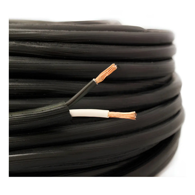 Cable Electrico Uso Rudo 2x16 Con 50m Jardin Exteriores Casa Cubierta Negro | Envío gratis