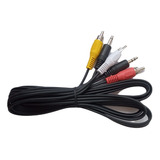 Cable Para Audio Y Video De 3,5mm A 3 Plug Rca De 1,8m Radox