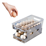 Organizador De Huevos Caja Para 24 Und Huevera Portahuevos 