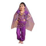 Astage Children Indian Belly Dance Girl Costume Halloween Pe