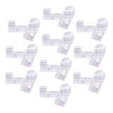 20x Clips Adhesivos Clips De Alambre Transparente