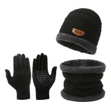 Conjunto Gorro + Guante + Cuello Chiporro Térmico Impermeabl