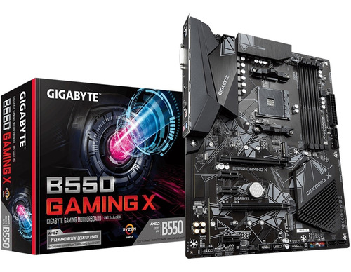 Tarjeta Madre Gigabyte B550 Gaming X Am4 Ddr4 Atx