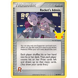 Pokemon Celebrations Rocket's Admin. Card 25 Aniversario