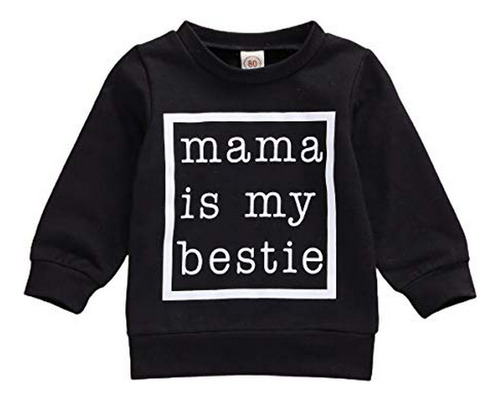 Niños Bebés Sudadera Pulóver Mama's Boy Carta Remata La Cami