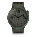 Reloj Swatch Bbbubbles So27m100 Big Bold Silicona Verde