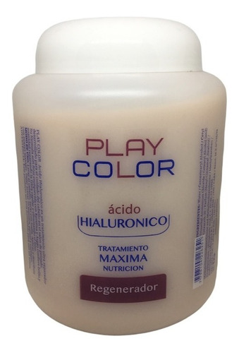 Baño De Crema Ácido Hialurónico Regenerador Play Color 1kg