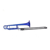 Trombón C/ Transpositor Plástic Azul Bb/f Parquer