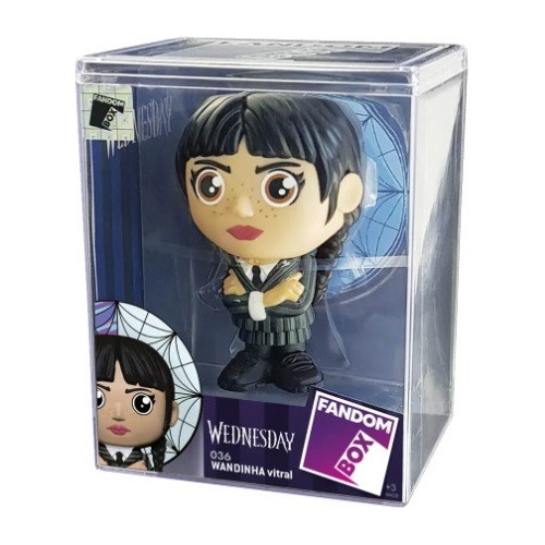 Fandom Box Wandinha Com Vitral Serie Netflix Coleção