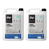 Kit 2 Detergente Extratoras Estofados 5l Limpa E Extrai Wap
