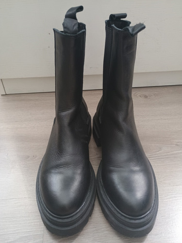 Botas 100% Cuero Italianas Talla 40 Horma Chica 39