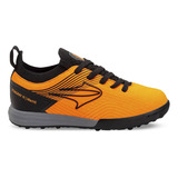 Botines Topper Stingray Iii Mach 5 Niños Fútbol Naranja