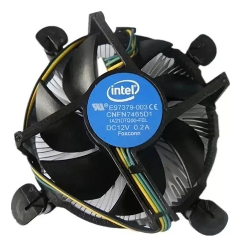 Cooler Cpu Intel 1150/1151/1155/1156, I3 I5 I7 -100 Unidades Led Sem Led