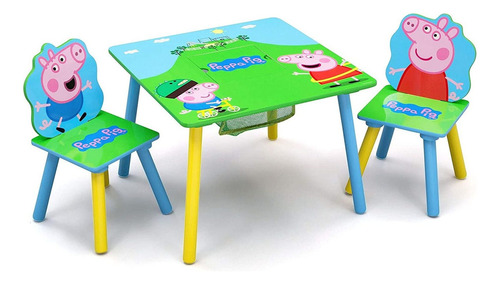 Juego De Mesa Y Silla Para Niños Con Almacenamiento 2 ...