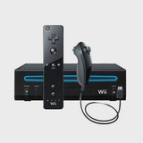 Nintendo Wii Black Com 2 Controles + Jogo Original