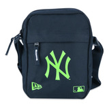 Mini Bolsa  New Era New York Yankees Marinho Logo Verde 