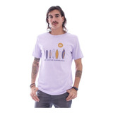 Remera Reef Surfboards Tee Hombre