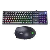 Kit Teclado Gamer Rgb E Mouse Com Led P/ Notebook Acer Dell 