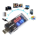 Tester Usb Medidor Voltimetro Amperimetro Detector Carga Usb