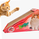 Brinquedo Arranhador Rampa Para Gatos De Papelão Prático